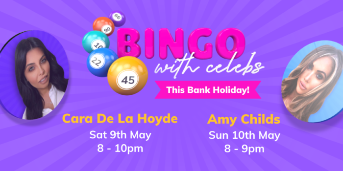 Amy Childs and Cara De La Hoyde to Host MrQ Bingo Sessions