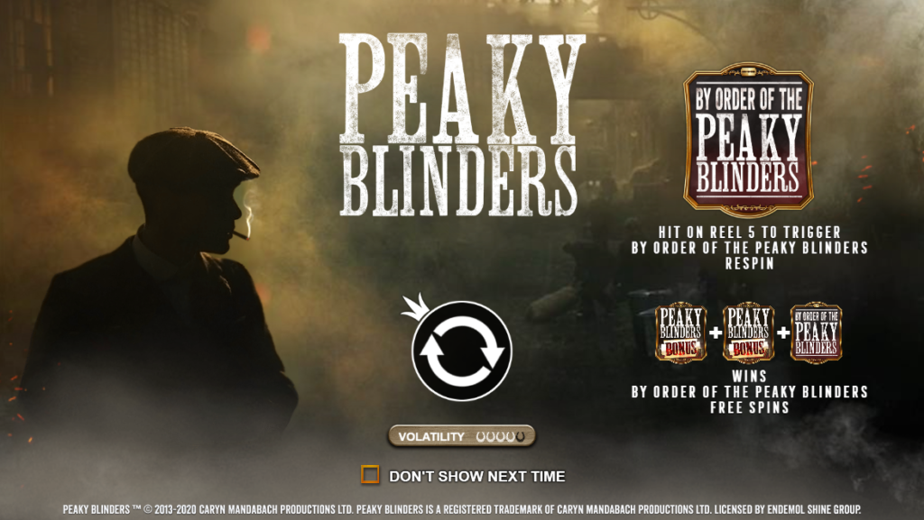 peaky blinders by pragmatic play 