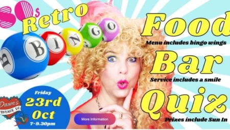 Retro Bingo Goes Live in Chichester This Weekend