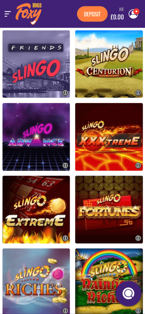 foxy bingo casino bonus