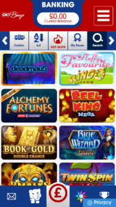 ok! bingo online slots screenshot