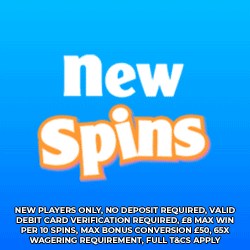 new spins welcome offer