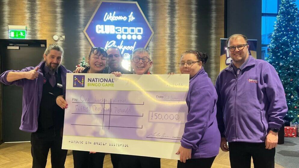 Club 3000 Bingo Blackpool Enjoys National Game Jackpot Win